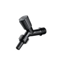Torneira PVC para jardim preta 3/4" 102