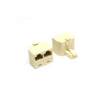 Adaptador RJ11 fêmea x 2 RJ11 fêmea 48.805 - Importado