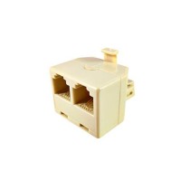 Adaptador RJ11 macho x 2 RJ11 fêmea 48.818 - Importado