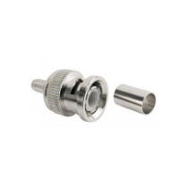 Conector BNC macho x RG58 + anilha 38.424 - Importado