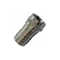Conector F para crimpar 08 mm RG6 38.222 - Importado