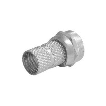 Conector F de rosca 08 mm RG6 38.126 - Importado