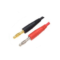 Plug de PVC banana simples preto 12.701 - Importado