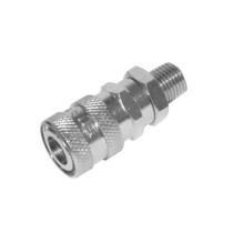 Engate rápido macho rolete 1/4"NPT  x 1/4" NPT LUB2000A