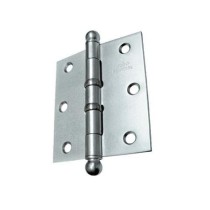 Dobradiça cromada 3.1/2" com anel 024504 - União Mundial