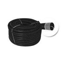 Conduíte Duto Preto PEAD 25mm 3/4"Pol C/Corda Guia 25mts