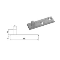 Pino guia reto 66 mm 074401