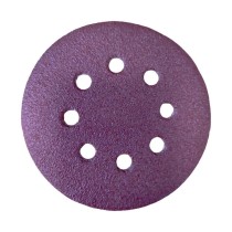 Disco Lixa Pluma Vermelho 125mm 5" 60 8 furos Bestfer