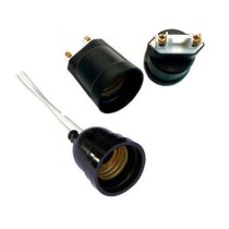 Soquete PVC E27 com borne/rabicho 22213