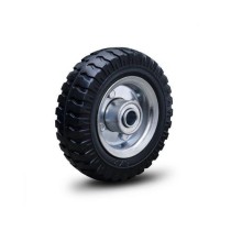 Roda com pneu maciço e rolete 09" R 62 PM R