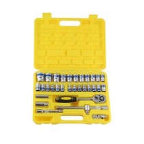 Jogo de soquete com catraca 1/2" 32 peças W-231