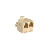 Adaptador RJ45 1 macho x 2 fêmea 48.711 - Importado