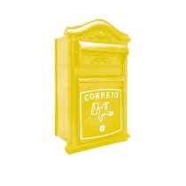 Caixa de correio em PVC 23 x 35 amarela