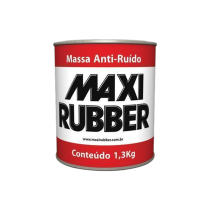 Massa Anti Ruido Vribração Vedação Flexivel 1,3kg MaxiRubber
