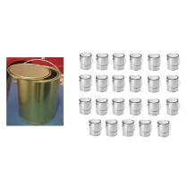 23 Lata Vazia Galao 3,6l Artesanato Solvente Tinta e Quimico