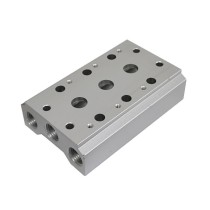 Bloco manifold 1/4" 03 vias BM14-3