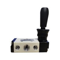 Válvula alavanca/trava 1/4" 5/2 vias VALT1452