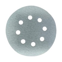 Disco Lixa Velcro Pluma Branco 125mm 5" 40 8 furos Disflex