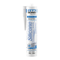 Tubo Silicone Acético Branco Neutro Uso Geral 280g Tekbond