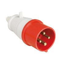 Plugue Macho Vermelho 380/440v 32a 4 polos - Weg PIWD-32P4H6E53