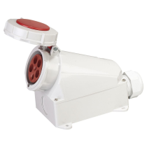 Tomada Sobrepor Vermelha 380/440v 63a 5 polos - Weg TSW-63P5H6E53