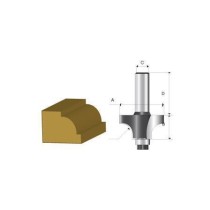 Fresa haste 6mm Moldura - Makita D-09503