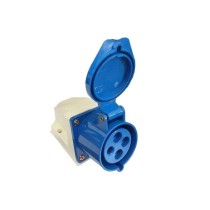 Tomada Sobrepor Azul 220v 32a 4 polos - Weg TSWD-32P4H9E57