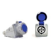 Tomada Sobrepor Azul 220v 63a 4 polos - Weg TSW-63P4H9E57