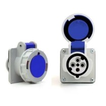 Tomada Embutir Azul 220v 63a 4 polos - Weg TEW-63P4H9E57