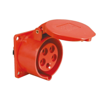 Tomada Embutir Vermelha 380/440v 16a 5 polos Weg TEWD-16P5H6E53