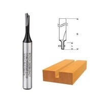 Fresa haste 1/4 Paralela Simples 1/8-3,25mm Bosch 2608628427