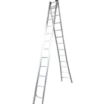 Escada Extensiva Aluminio 4em1 6,85mt 2x12 Degraus Real EX12