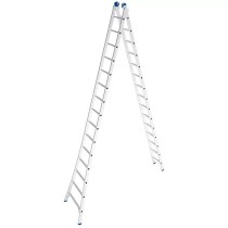 Escada Extensiva Aluminio 4em1 8,37mt 2x15 Degraus Real EX15