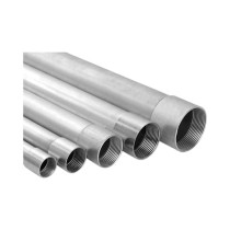 Tubo Eletroduto Metal Galvanizado Leve C/Rosca BSP 4"