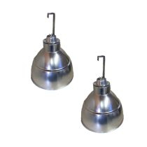 Kit com 2 Luminaria Industrial 16" Bocal E-40 C/Gancho