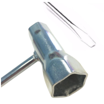 Chave Vela Rocadeira Ponta Fenda 13x19mm - Kawashima 2706220