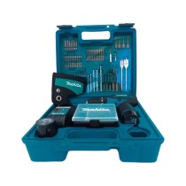 Furadeira Parafusadeira 2 Baterias+Kit 12v Makita HP330DWEX3