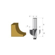 Fresa haste 6mm Moldura - Makita D-09416