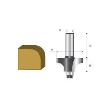 Fresa haste 1/2" Cantoneira - Makita D-02191