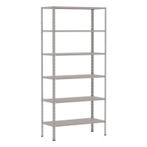 Estante Prateleira Amapa DuplaFlex 25kg Cinza 40x92cm 1,76mt