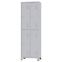 ARMARIO ROUPEIRO 4 PORTAS GRANDES 196X63X36CM AMAPA GRA2/4