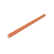 Kit C/12 Porta Etiqueta Acrilica 92cm Gondola Amapa Laranja