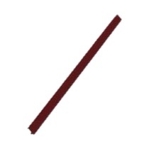 Kit C/12 Porta Etiqueta Acrilica 92cm Gondola Amapa Vermelho