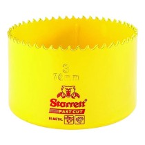 Serra Copo Fast Cut Bimetal 76mm 3" Pol Starrett FCH0300-G