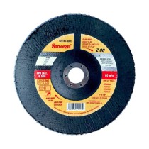 Disco lixa Fibra Flap Zirconio Inox/Ferro 180mm 80 Starrett