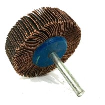 Roda Lixa 70x20mm Grão 60 haste 6mm 1/4