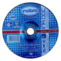 Disco Desbaste Refratario 180mm Esmerilhadeira 7" Inabra