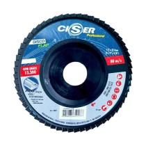 Disco lixa flap Nylon Zirconio Inox/Ferro 115mm 80 Ciser