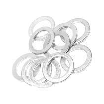 Arruela Alumínio Vedação 14,3x8,2x1,5mm c/300un Parafutrecos