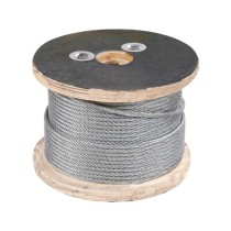 Cabo Aço Galvanizado 6,4mm 1/4" 6x7AF Uso Geral 100mt